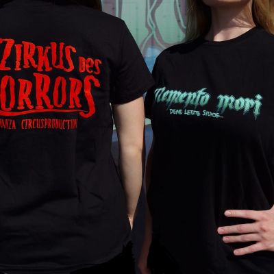 Bildbeschreibung von "T-Shirt Memento Mori".